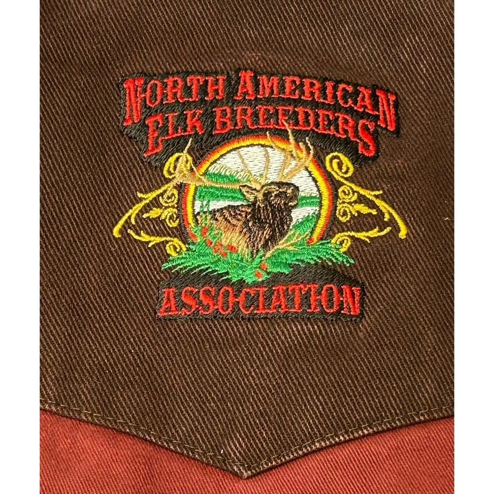 Maroon Brassada Elk Breeders Association Jacket